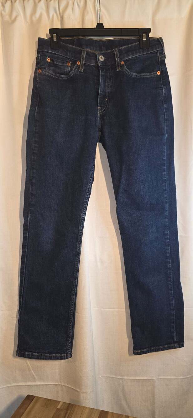 Levi's 514 Straight Fit Dark Wash Jeans Size 29x30